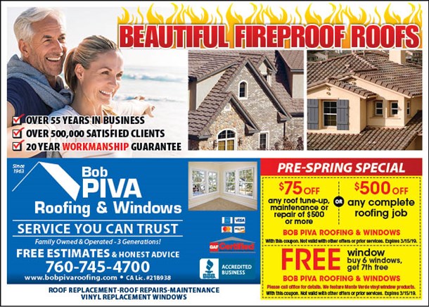 Roofing & Windows Specials
